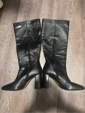 Na-kd Wardrobe black heeled boots size 39/8.5